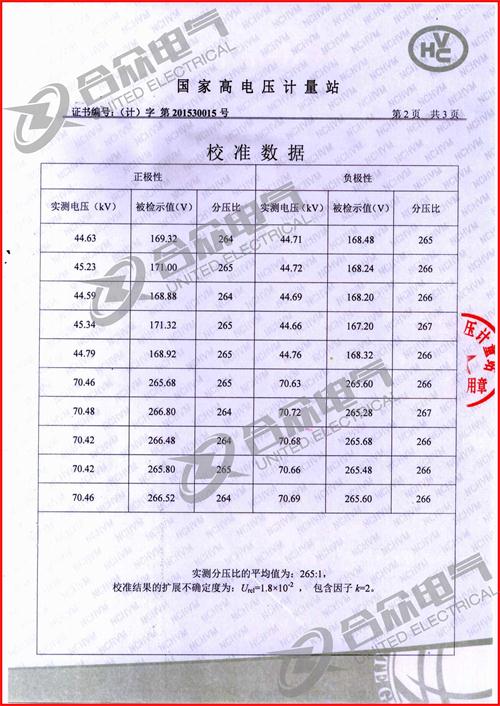 匝間沖擊耐壓試驗(yàn)儀證書