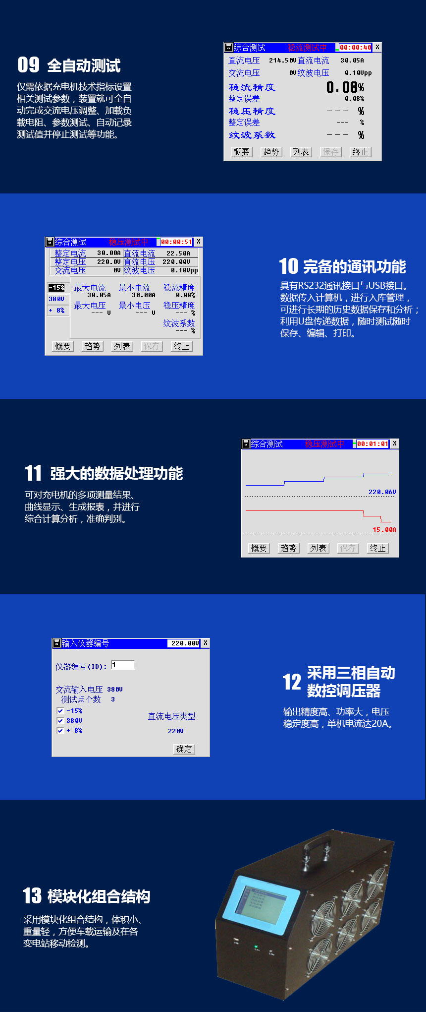 充電機(jī)特性測試儀